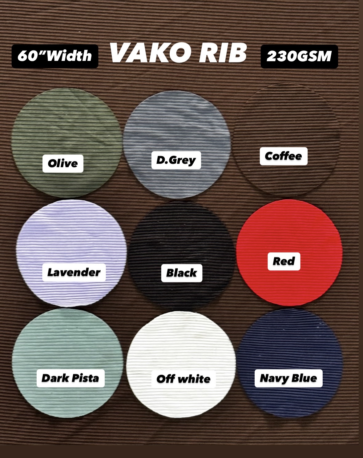 Vako Rib F/D, Bottomwear and T-Shirt Fabric fabric from Mapps Creation, Surat