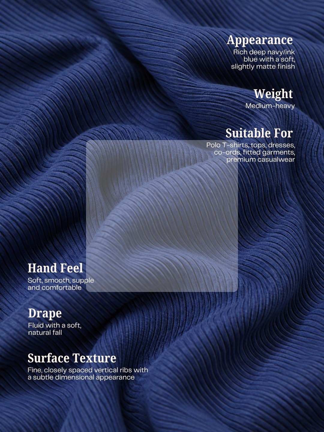 Mario Rib, Cord Set and T-Shirt Fabric fabric from Mapps Creation, Surat