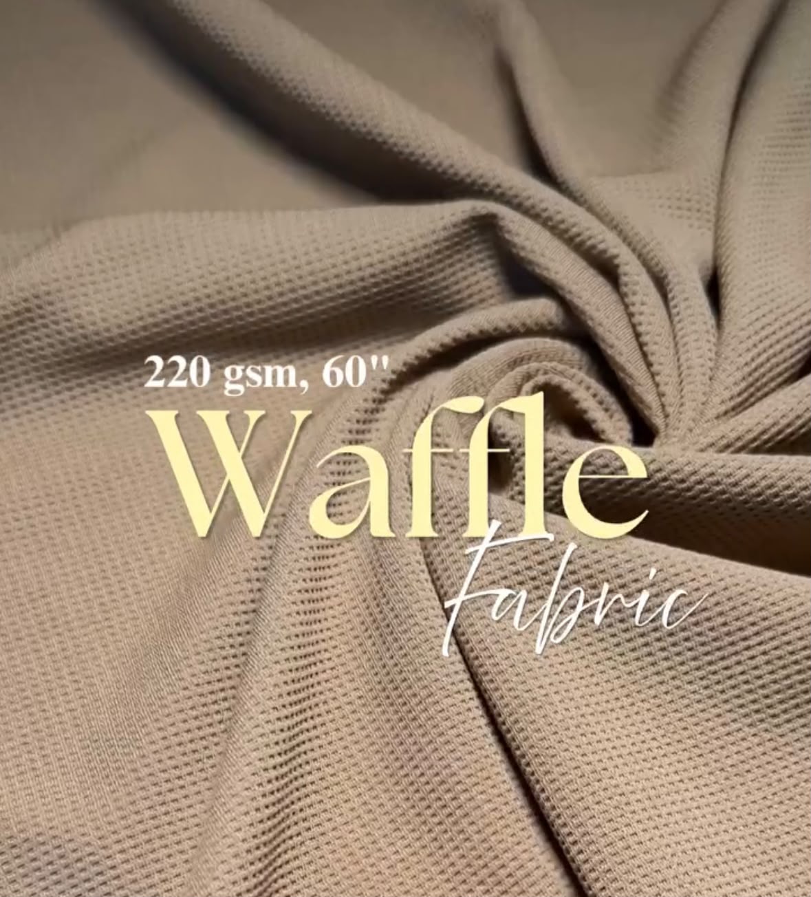 Waffle Sapndex, Cord Set and T-Shirt Fabric fabric from Mapps Creation, Surat