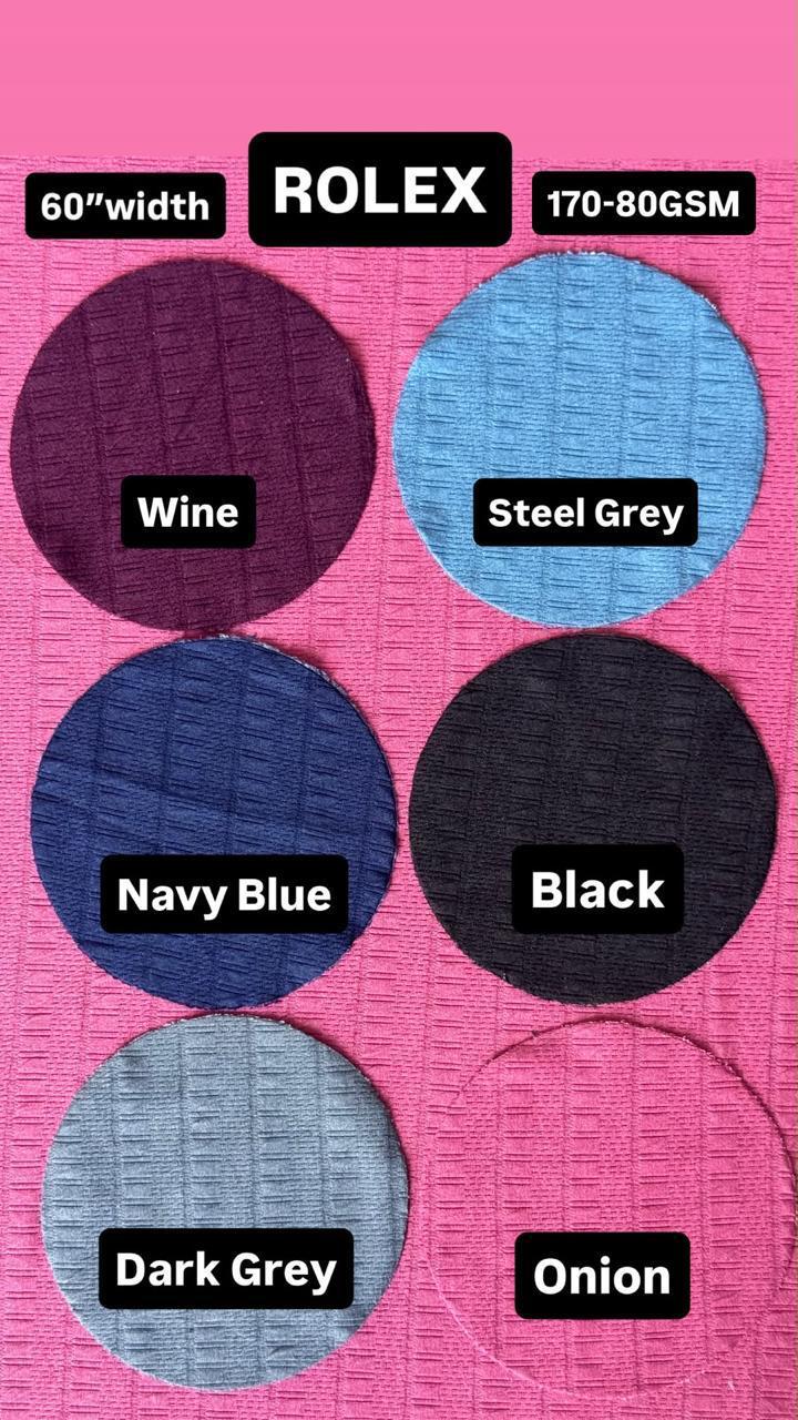 Rolex, Cord Set and T-Shirt Fabric fabric from Mapps Creation, Surat