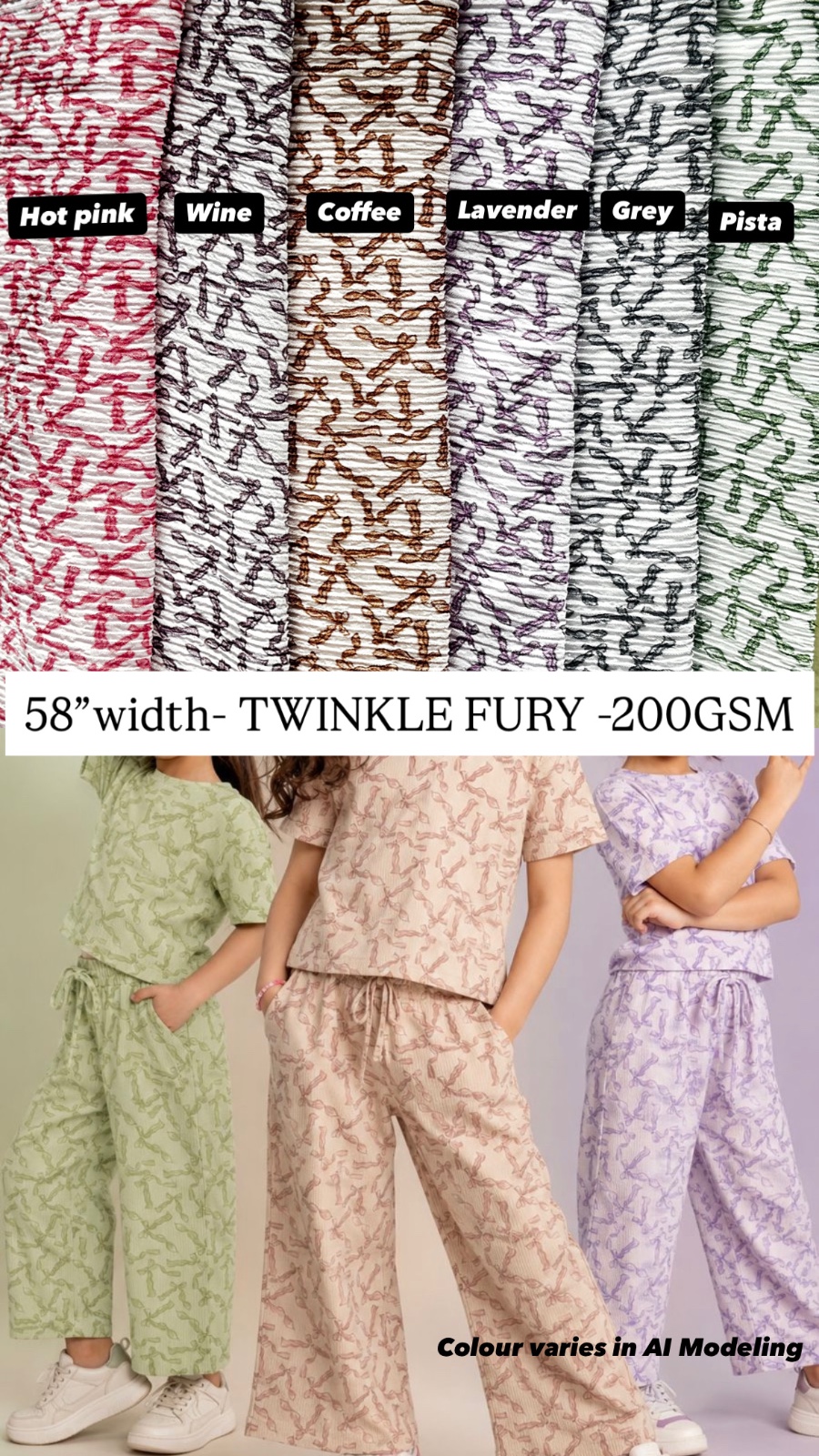 Twinkle Fury, T-Shirt Fabric fabric from Mapps Creation, Surat